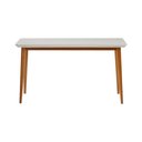 Ver imagem 1 de Aparador Buffet Onix Vidro Off-white para Sala e Hall Sofisticado Pes Mel Luxuoso Decoracao - Mel