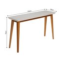 Ver imagem 4 de Aparador Buffet Onix Vidro Off-white para Sala e Hall Sofisticado Pes Mel Luxuoso Decoracao - Mel