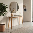 Ver imagem 5 de Aparador Buffet Onix Vidro Off-white para Sala e Hall Sofisticado Pes Mel Luxuoso Decoracao - Mel