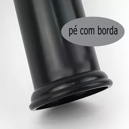 Kit 14 Pés Pretos para Cama Box 12cm Altura Resistente - 5