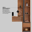 Ver mais imagens de Escrivaninha Mesa Escritório com Armário Office Morada