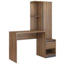 Ver imagem 2 de Escrivaninha Mesa Escritório com Armário Office Morada