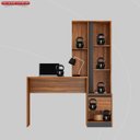 Ver imagem 7 de Escrivaninha Mesa Escritório com Armário Office Morada