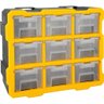 Organizador Plástico Modular Vonder Opv 009 com 9 Compartimentos para Parede ou Bancada - 1