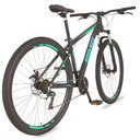 Ver imagem 4 de Bicicleta Status Aro 29 Big Evolution 21 Velocidades Grafite/verde Acqua