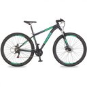 Ver imagem 1 de Bicicleta Status Aro 29 Big Evolution 21 Velocidades Grafite/verde Acqua