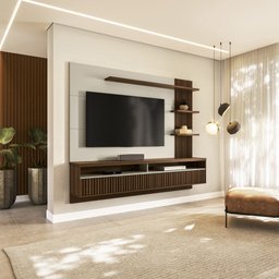 Painel para TV até 65 Polegadas Ripado Araruna - 8