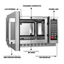 Ver imagem 3 de Micro-ondas Saro 34 Litros 1000w 220v Mc22