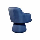 Ver imagem 5 de Poltrona Jade Base Cone Fixa Linho Azul Marinho - Nexta Casa