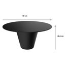 Ver imagem 3 de Mesa de Canto em Polipropileno Fluo Verde/Alecrim