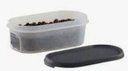 Ver imagem 2 de Modular Oval 500ml Transparente com Tampa Preta Tupperware
