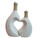 Ver imagem 1 de Kit Vaso de Cerâmica em Forma de Coração