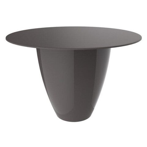 Mesa em Polipropileno Moly Cinza/Mushroom