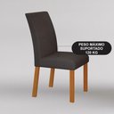 Ver imagem 3 de Cadeira para Mesa de Jantar Napoli Gold Kit 2 Peças Cinamomo Joli Chumbo - Leifer