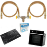 Kit Instalação Cooktop Forno Mangueiras 1,20m Gás Encanado - 1