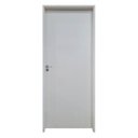Ver imagem 1 de Kit Porta de Madeira 210x82cm Batente 14cm Lisa Primer Uniportas Abertura Direita