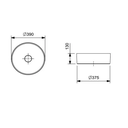 Ver imagem 2 de Cuba Incepa Apoio Platinum P2 Mate Black 1450980087108