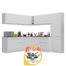 Armário Cozinha Completa Canto Veneza Mp2102 Multimóveis Branco + Brinde Jogo de Panelas Tramontina - 3