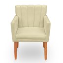 Ver imagem 5 de Kit 2 Poltrona Cadeira para Sala Confortável e Reforçada Carol Suede