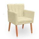 Ver imagem 4 de Kit 2 Poltrona Cadeira para Sala Confortável e Reforçada Carol Suede