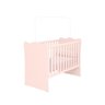 Berço Simples Doce Sonho 1 Qmovi Rosa Acetinado - 3