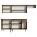 Ver imagem 7 de Armário de Cozinha Compacta 229cm Rustic/Cinza Emilly Madesa 13