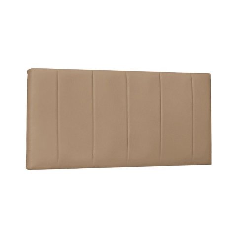 Painel de Cama 140cm Cristal Suede Bege - Lucadi Home