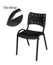 Ver imagem 6 de Cadeira Iso Base Cinza Escola, Escritório Violeta Kit 12 Un