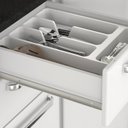 Ver imagem 4 de Balcão Cozinha em Aço 3 Portas 2 Gavetas 120cm sem tampo Dobradiças Slow Motion Tarsila Itatiaia 