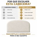 Ver mais imagens de Cabeceira Queen 158cm Curva Estofada Bouclé Cama Box Fly:Off White