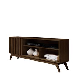 Rack Ripado Para Tv 55 Polegadas Cedro Malbec Germai - 2