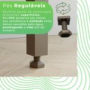 Ver mais imagens de Armário de Cozinha com Balcão Mdp 6 Portas Branco