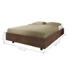 Cama Casal Box Cilas Chocolate - 2