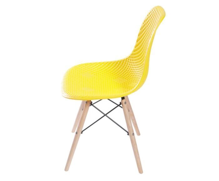 Cadeira Charles Eames Colmeia Eiffel Dkr Amarela - 3