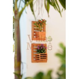 Jardim Vertical Retangular com Vaso Cônico - 4