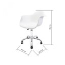 Ver imagem 3 de Cadeira Escritório Arm Base Cromada DSW-M Office