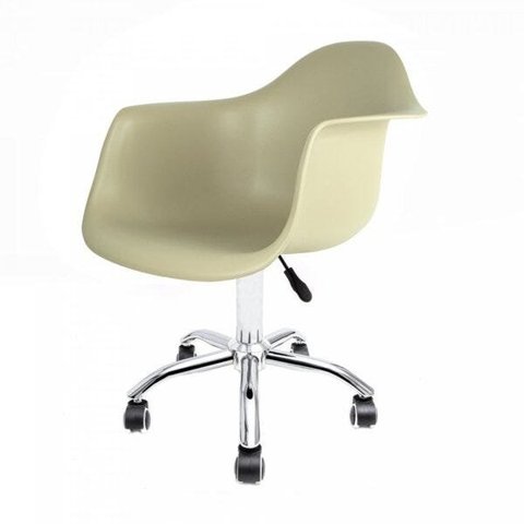 Cadeira Escritório Arm Base Cromada DSW-M Office