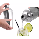 Ver imagem 1 de Coqueteleira Inox 750 Ml Drinks e Caipirinhas Copo Coqueteleiro Conjunto Coquetel Universal