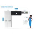 Ver imagem 3 de Cozinha Compacta em Aço 3 Peças 7 Portas Rose Itatiaia