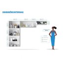 Ver imagem 5 de Cozinha Compacta em Aço 3 Peças 7 Portas Rose Itatiaia