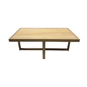 Mesa de Centro Retangular Paris Dourado Mdf + Cores