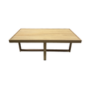 Ver imagem 1 de Mesa de Centro Retangular Paris Dourado Mdf + Cores
