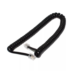 Cabo para Telefone Espiral Preto RJ11 1,0M Connect Pro 018-0301 - 1