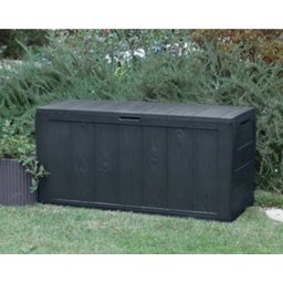 Baú Multiuso Guarda Tudo de Plástico Sherwood 270l - Grafite - 3