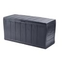 Ver imagem 1 de Baú Multiuso Guarda Tudo de Plástico Sherwood 270l - Grafite