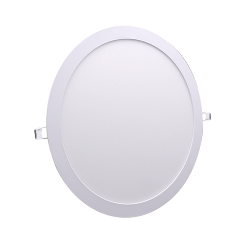 Painel Plafons Downlight Redondo Embutir Bivolt 30x30cm 24w Potência 6000k Temp. 1748lm Durín