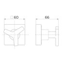 Ver imagem 2 de Acabamento para Registro Docol City 877144 Docolbase 1/2", 3/4" e 1" Níquel Escovado