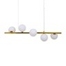Lustre Pendente Nitrolux Molecular Lm-002 Dourado G9 Bivolt - 1