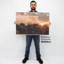 Ver imagem 2 de Quadro Decorativo Paisagem ao Por do Sol em tela Canvas TACOLADO PAPEL DE PAREDE Moldura Flutuante 4