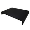 Tampa de Proteção Fogão Cooktop 4 Bocas em Mdf Preto - 5